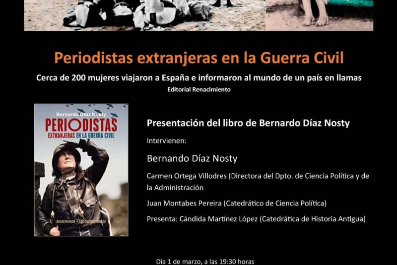 Presentación de 'Periodistas extranjeras en la Guerra Civil' en Granada.