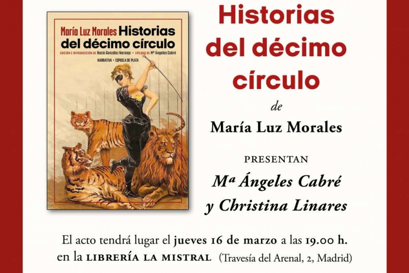 Presentación de 'Historias del décimo círculo' en Madrid.