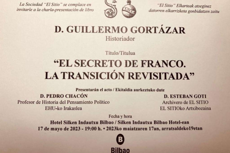 Presentación de 'El secreto de Franco' en Bilbao