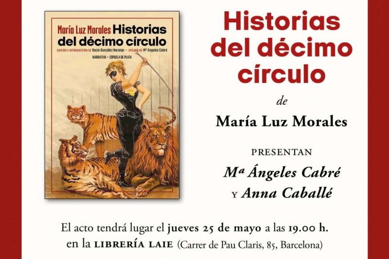 Presentación de 'Historias del décimo círculo' en Barcelona