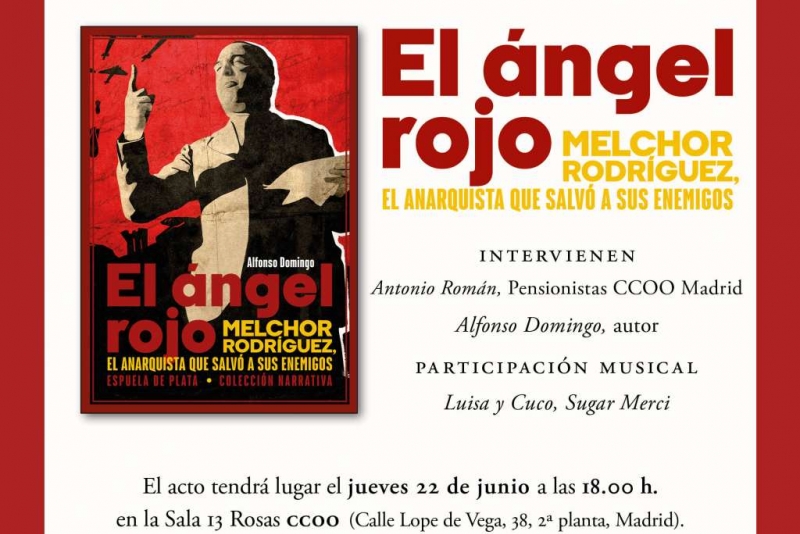 Presentación de 'El ángel rojo' en Madrid