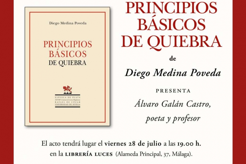 Presentación de 'Principios básicos de quiebra' en Málaga.