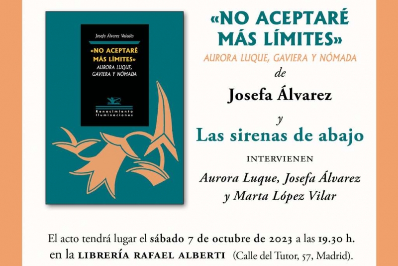 Presentación de 'No aceptaré más límites' en Madrid.