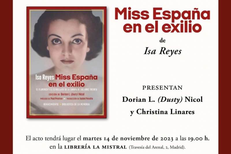 Presentación de 'Miss España en el exilio' en Madrid.