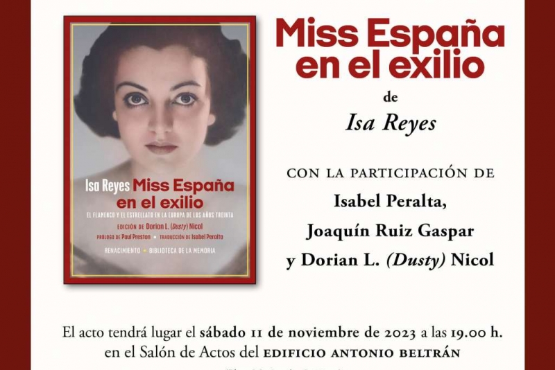 Presentación de 'Miss España en el exilio' en Sariñena.
