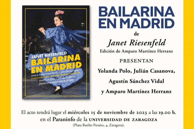 Presentación de 'Bailarina en Madrid' en Zaragoza