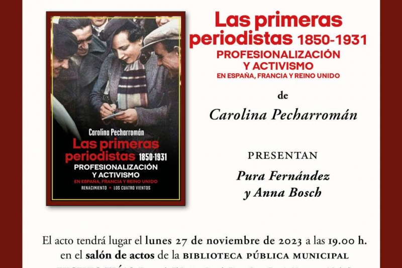 Presentación de 'Las primeras periodistas' en Madrid