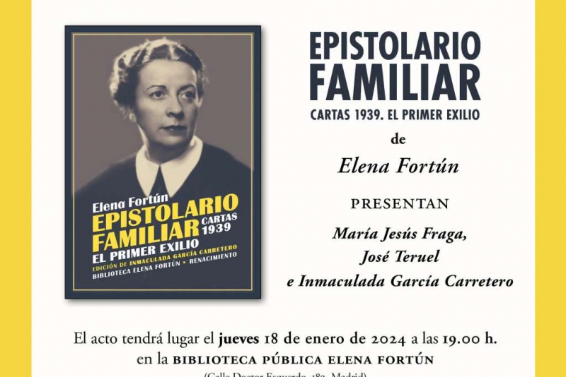 Presentación de 'Epistolario familiar' en Madrid