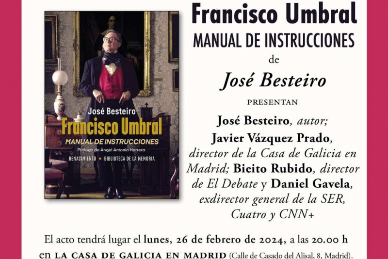 Presentación de 'Francisco Umbral. Manual de instrucciones' en Madrid.