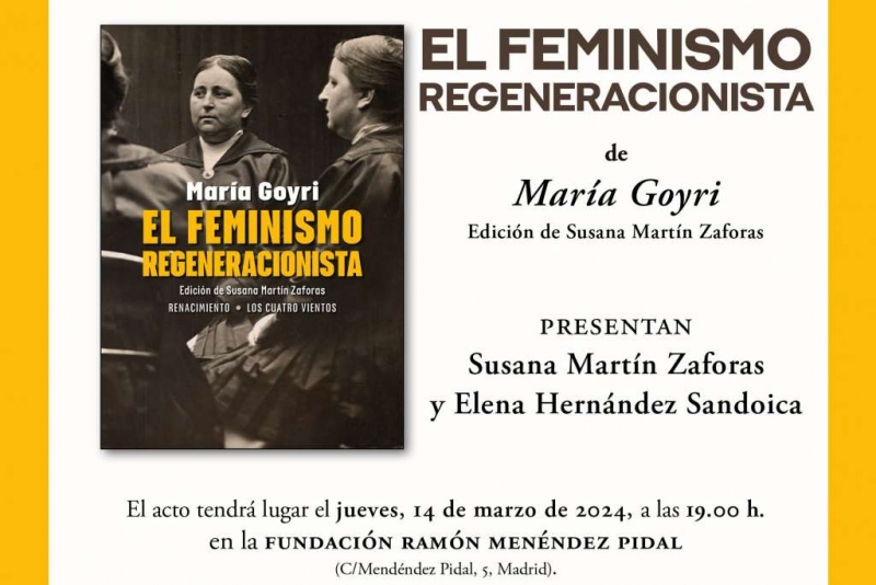 Presentación de 'El feminismo regeneracionista' en Madrid.