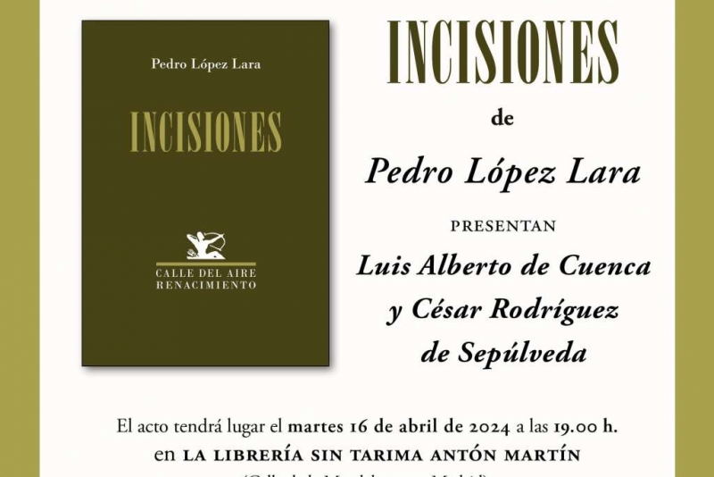 Presentación de 'Incisiones' en Madrid