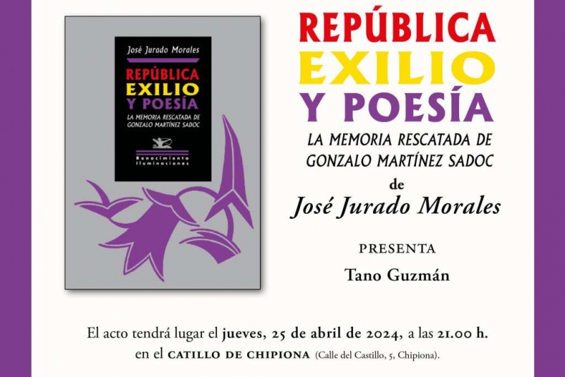 Presentación en Chipiona de 'República, exilio y poesía' en Chipiona