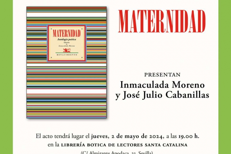 Presentación de la antología poética 'Maternidad' en Sevilla.