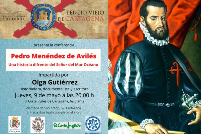 Conferencia sobre 'Don Pedro Menéndez de Avilés' en Cartagena.
