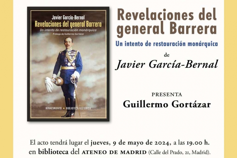 Presentación de 'Revelaciones del general Barrera' en Madrid.