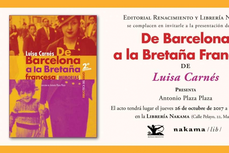 Presentación de 'De Barcelona a la Bretaña francesa' en Madrid.